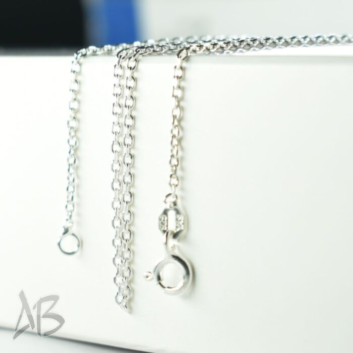 زنجیر نقره زنانه عیار 925 طرح کلاسیک آقابزرگ در اندازه‌های مختلف - Image 8