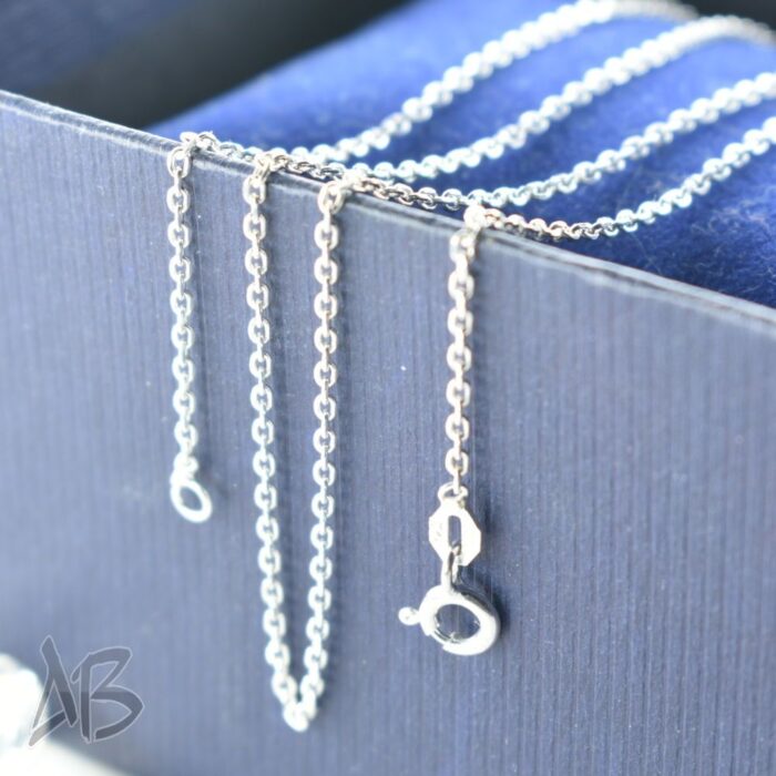 زنجیر نقره زنانه عیار 925 طرح کلاسیک آقابزرگ در اندازه‌های مختلف - Image 11