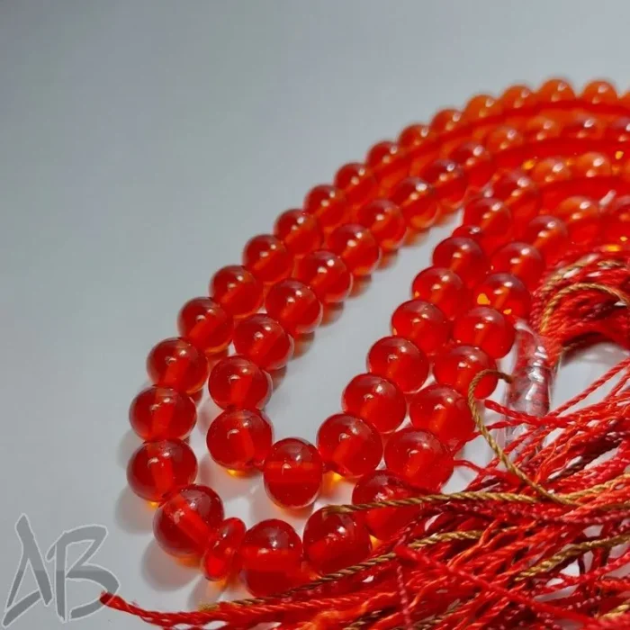 تسبیح سندلوس بودار 100 دانه قرمز خوشرنگ کد 820 - Image 6