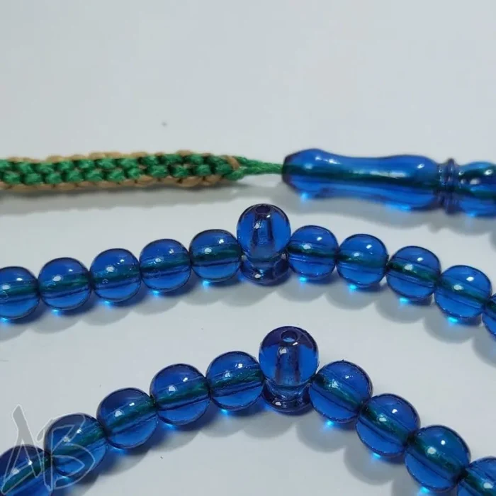 تسبیح سندلوس صد دانه (101 دانه) گرد بودار کد 822 سندانی بسیار شکیل آقابزرگ - Image 4