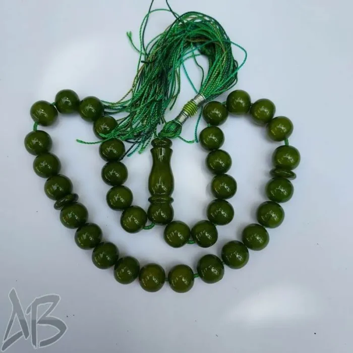 تسبیح سندلوس 33 دانه بودار تراش گرد بسیار شکیل و خوش دست کد 849 آقابزرگ - Image 3