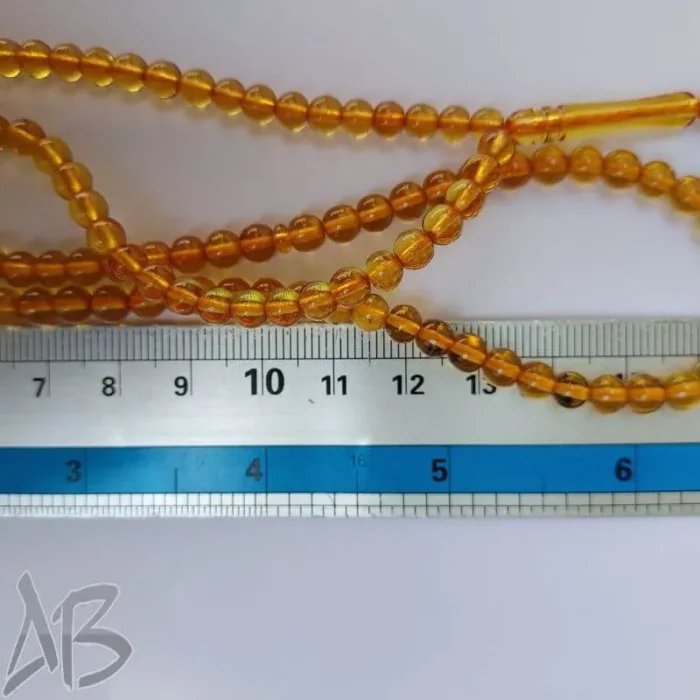 تسبیح سندلوس 100 دانه (101 دانه) بودار تراش گرد ریز و خوشرنگ کد 850 آقابزرگ - Image 6