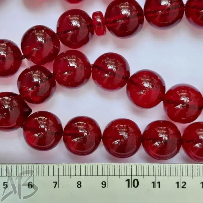 تسبیح سندلوس 33 دانه بودار تراش گرد از شمش کمیاب آلمانی (تراش هنگ کنگ) کد 854 آقابزرگ - Image 7