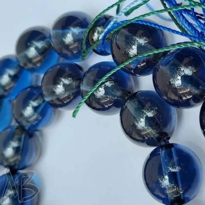 تسبیح سندلوس 33 دانه بودار گرد خوشتراش از شمش کمیاب هنگ کنگی کد 855 آقابزرگ - Image 4