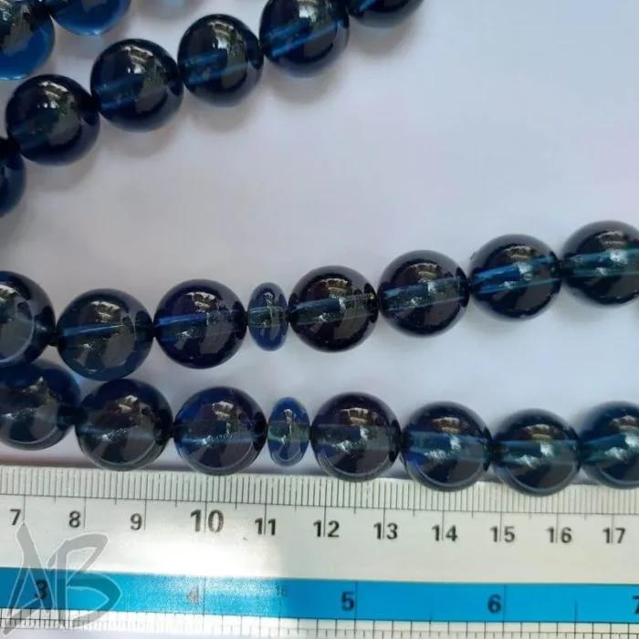 تسبیح سندلوس 33 دانه بودار گرد خوشتراش از شمش کمیاب هنگ کنگی کد 855 آقابزرگ - Image 7