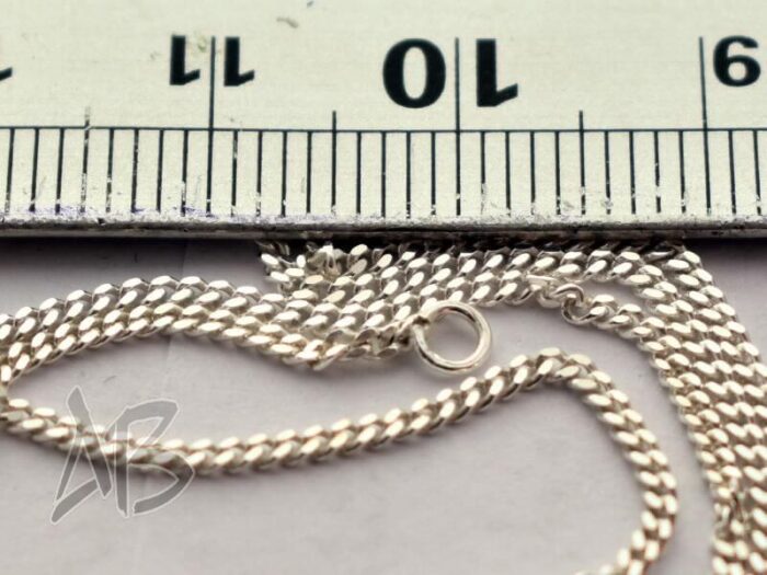 زنجیر نقره زنانه کارتیه عیار 925 طرح Curb Chain آقابزرگ - Image 5