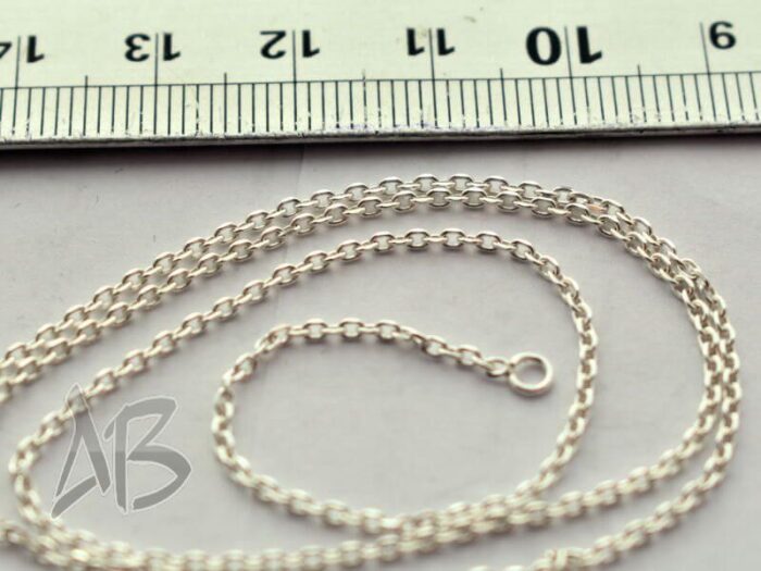 زنجیر نقره زنانه عیار 925 طرح کلاسیک آقابزرگ در اندازه‌های مختلف - Image 6