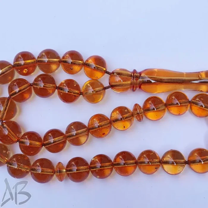 تسبیح سندلوس 33 دانه بودار تراش گرد خوشرنگ و خوش تراش کد 809 آقابزرگ - Image 5