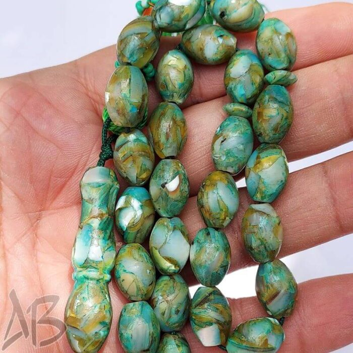 تسبیح آبالون 33 دانه اصل کد 876 آقابزرگ - Image 7