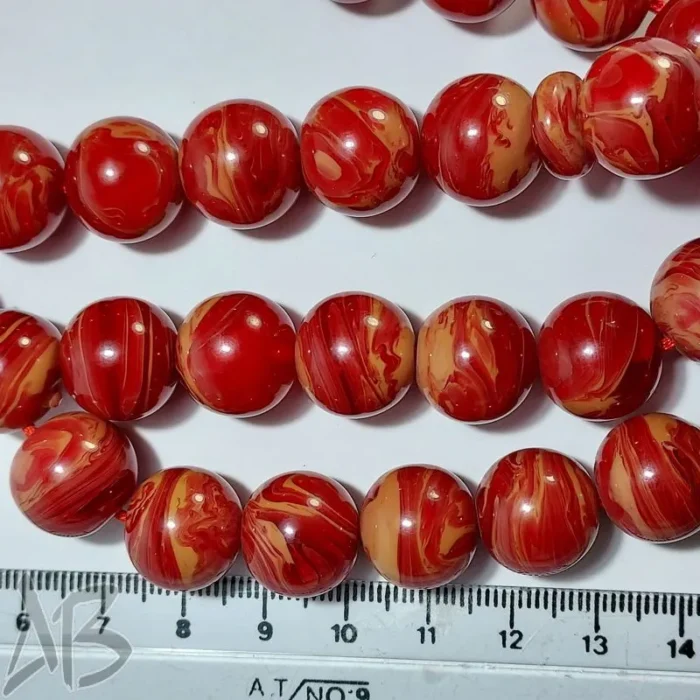 تسبیح کهربای 33 دانه بسیار زیبا کد 893 آقابزرگ - Image 6