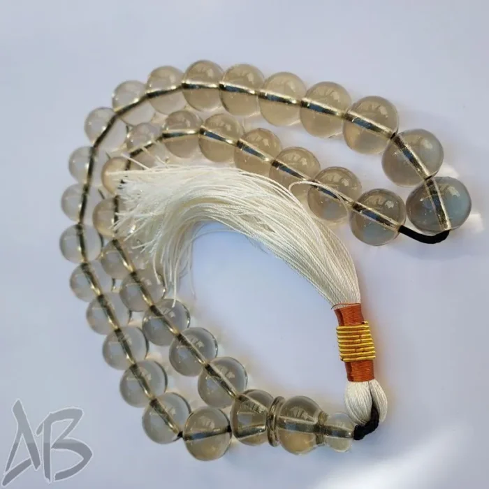 تسبیح سندلوس 33 دانه کد 927 اپالین بودار تراش کردستان بسیار زیبا و خاص آقابزرگ - Image 7