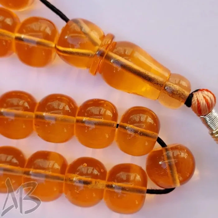 تسبیح سندلوس 33 دانه کد 928 بودار اپالین بسیار خوشدست تراش کردستان آقابزرگ - Image 4