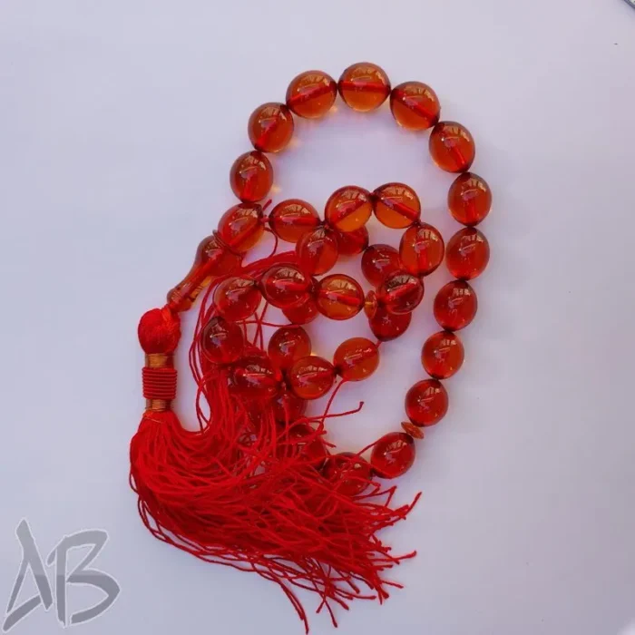 تسبیح سندلوس 33 دانه کد 929 بودار تخم کفتری خوشرنگ شمش ویتنامی خاص آقابزرگ - Image 5