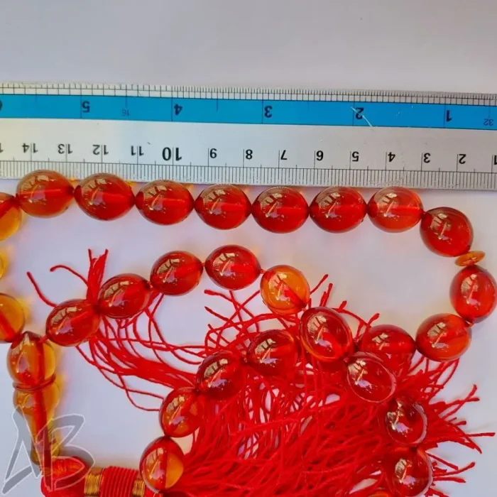 تسبیح سندلوس 33 دانه کد 929 بودار تخم کفتری خوشرنگ شمش ویتنامی خاص آقابزرگ - Image 6