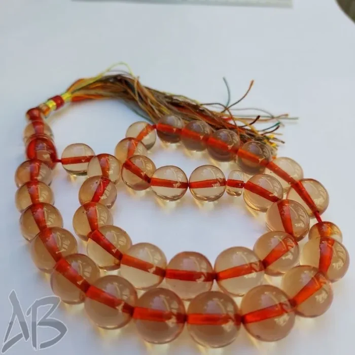 تسبیح سندلوس 33 دانه کد 937 بودار تراش گرد بسیار خوشرنگ آقابزرگ - Image 3