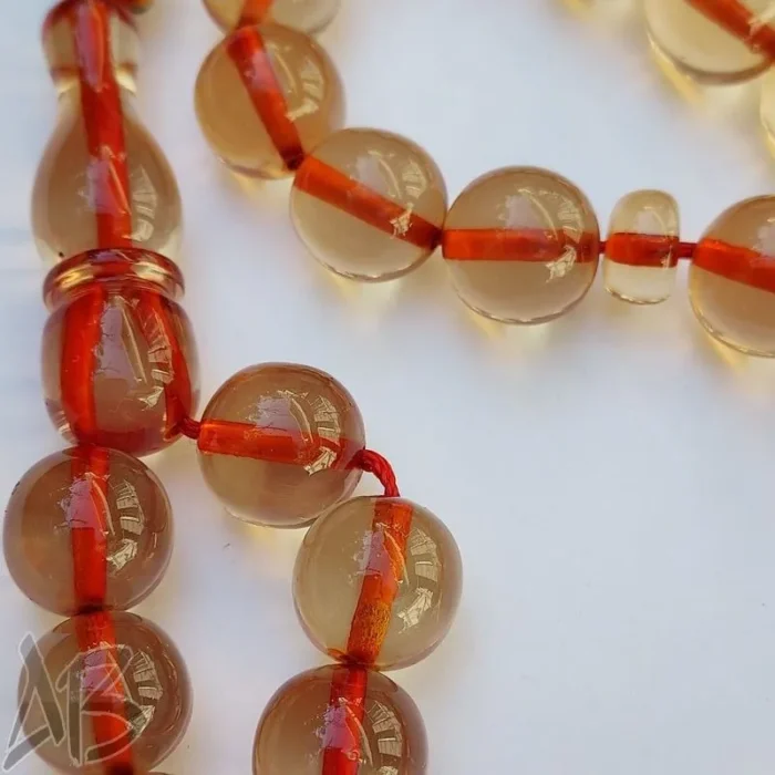 تسبیح سندلوس 33 دانه کد 937 بودار تراش گرد بسیار خوشرنگ آقابزرگ - Image 5