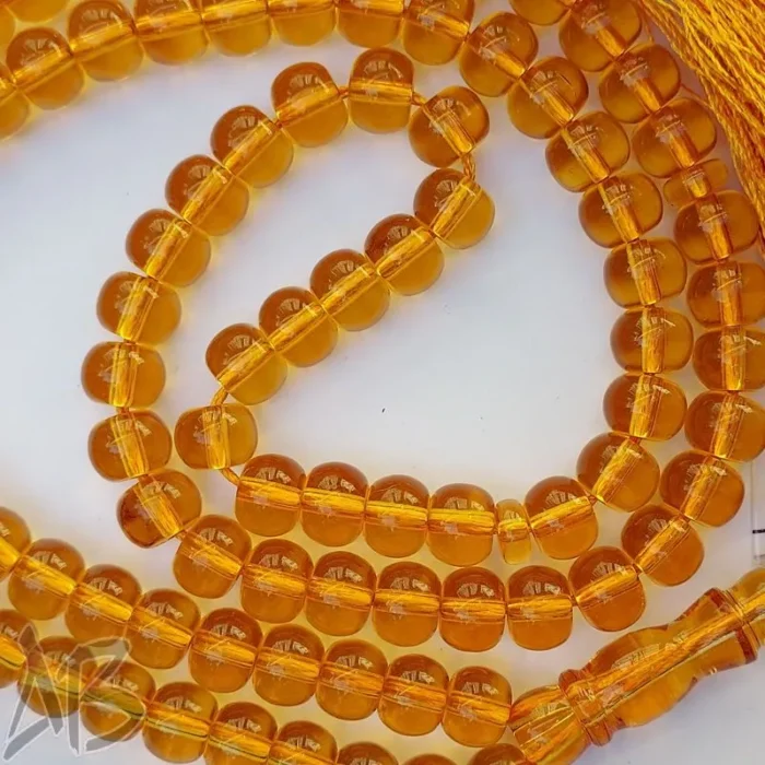 تسبیح سندلوس صددانه (101 دانه) کد 939 بودار تراش شلغمی سر صاف بسیار زیبا آقابزرگ - Image 4