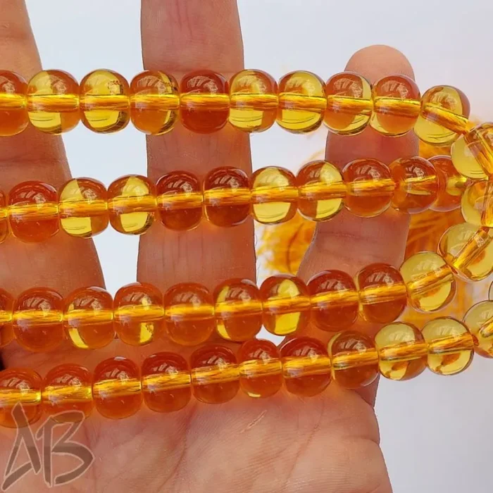 تسبیح سندلوس صددانه (101 دانه) کد 939 بودار تراش شلغمی سر صاف بسیار زیبا آقابزرگ - Image 5