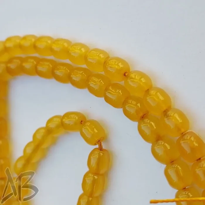 تسبیح سندلوس 96 دانه (98 دانه) کد 940 بودار تراش استوانه‌ای ریز خوشرنگ آقابزرگ - Image 4