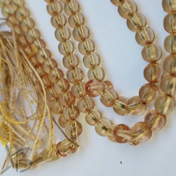 تسبیح سندلوس صددانه (101 دانه) کد 941 بودار تراش گرد ریز سندانی خوشرنگ آقابزرگ - Image 4