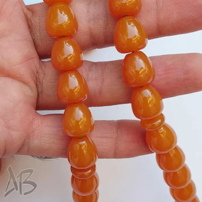 تسبیح سندلوس اصل کد 952 بودار 45 دانه تراش اشکی گلابی آقابزرگ - Image 5