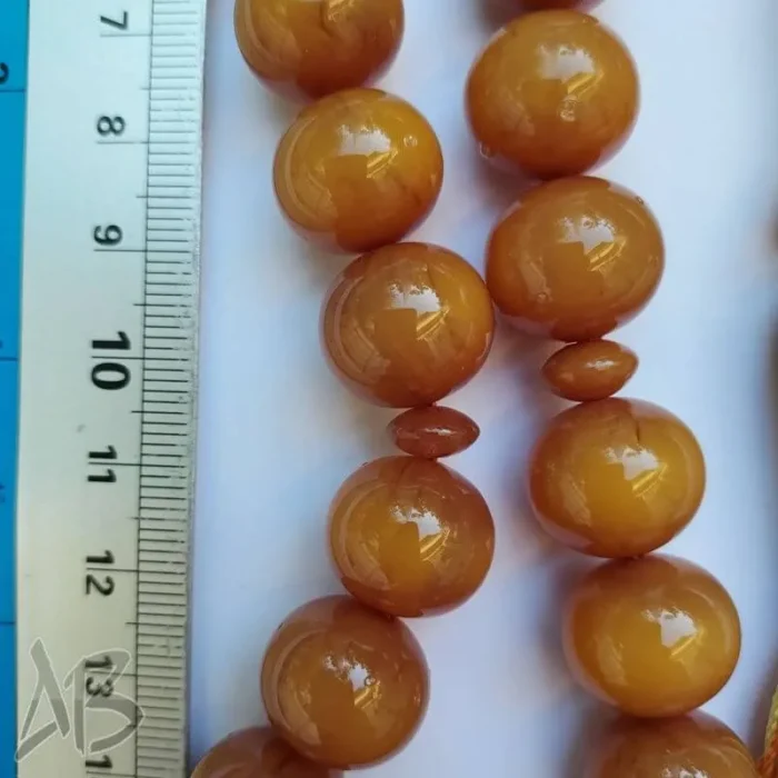 تسبیح سندلوس 33 دانه کد 953 بودار تراش زیبا ظریف و خوشرنگ آقابزرگ - Image 6