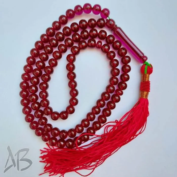 تسبیح سندلوس صددانه (101 دانه) کد 956 بودار تراش گرد ریز و خوشدست آقابزرگ - Image 7