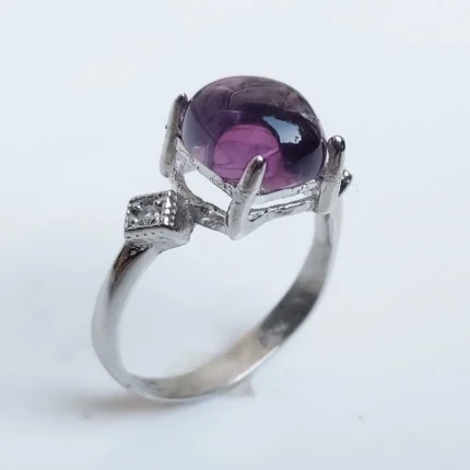 انگشتر نقره زنانه آمتیست