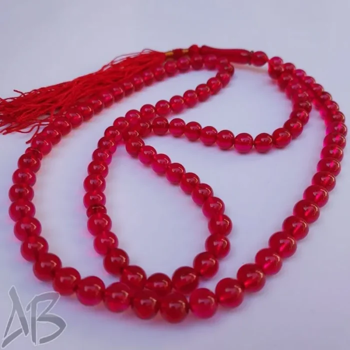 تسبیح سندلوس صددانه (101 دانه) کد 915 بودار شمش هنگ کنگی اصل تراش گرد آقابزرگ - Image 4