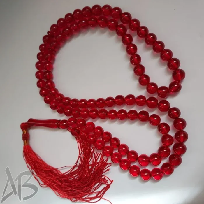 تسبیح سندلوس صددانه (101 دانه) کد 916 بودار شمش هنگ کنگی اصل تراش گرد آقابزرگ - Image 5