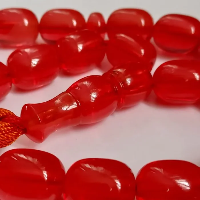 تسبیح سندلوس 33 دانه کد 920 بودار آلمانی (تراش هنگ کنگ) اصل تراش گرد آقابزرگ - Image 5