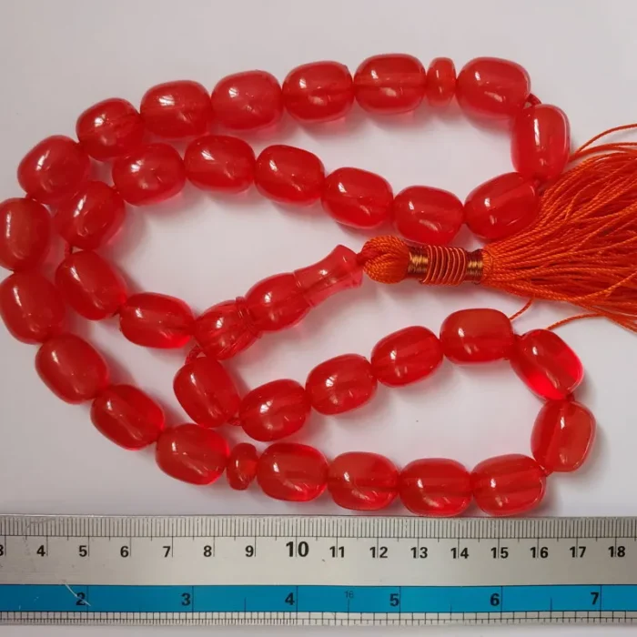 تسبیح سندلوس 33 دانه کد 920 بودار آلمانی (تراش هنگ کنگ) اصل تراش گرد آقابزرگ - Image 7