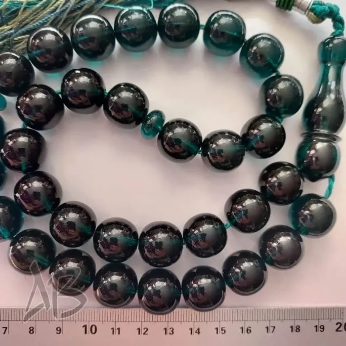 تسبیح سندلوس 33 دانه کد 958 بودار تراش گرد رنگ بسیار خاص و زیبا آقابزرگ - Image 5