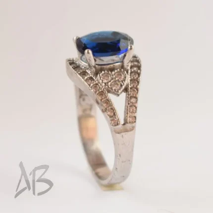 انگشتر نقره زنانه کد 601