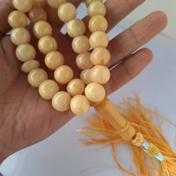 تسبیح سندلوس 33 دانه کد 967 بودار تراش گرد رنگ بسیار زیبا آقابزرگ - Image 6