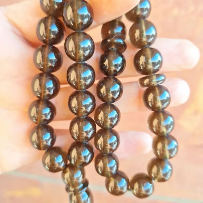 تسبیح سندلوس 33 دانه اصل کد 1002 بودار تراش گرد رنگ جذاب آقابزرگ - Image 7