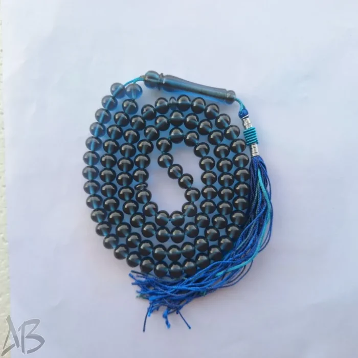 تسبیح سندلوس 98 دانه کد 1009 بودار تراش گرد خوش دست آقابزرگ - Image 3