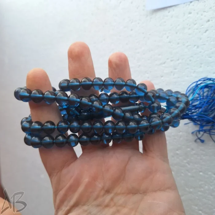 تسبیح سندلوس 98 دانه کد 1009 بودار تراش گرد خوش دست آقابزرگ - Image 6