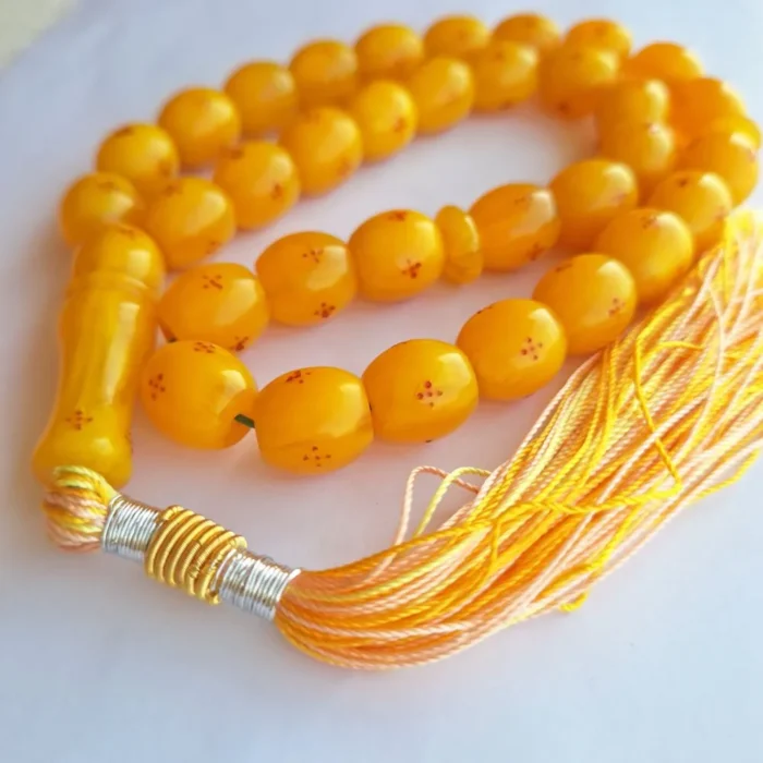 تسبیح سندلوس 33 دانه اصل کد 1010 بودار تراش بیضی قیچی آقابزرگ - Image 5