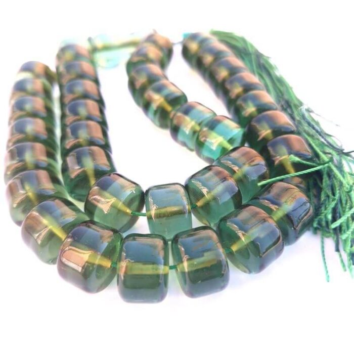 تسبیح سندلوس 35 دانه اصل کد 971 بودار تراش استوانه‌ای درشت بنزینی آقابزرگ - Image 3