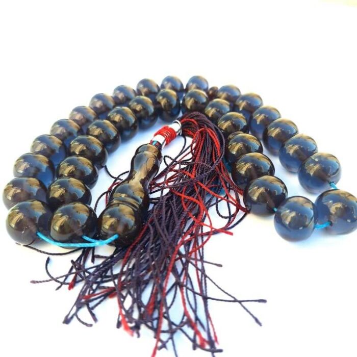 تسبیح سندلوس 33 دانه کد 972 بودار تراش چرتکه‌ای بسیار زیبا آقابزرگ - Image 3