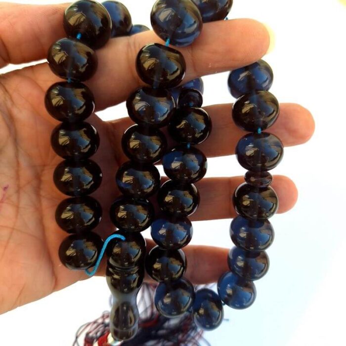 تسبیح سندلوس 33 دانه کد 972 بودار تراش چرتکه‌ای بسیار زیبا آقابزرگ - Image 6