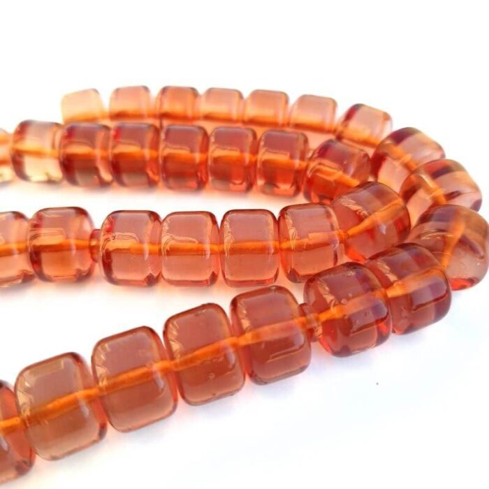 تسبیح سندلوس 33 دانه اصل کد 975 بودار تراش استوانه‌ای درشت خوشرنگ آقابزرگ - Image 2