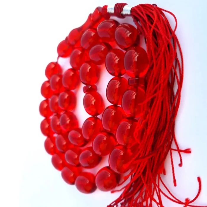 تسبیح سندلوس 35 دانه اصل کد 982 بودار تراش بیضی آقابزرگ - Image 6