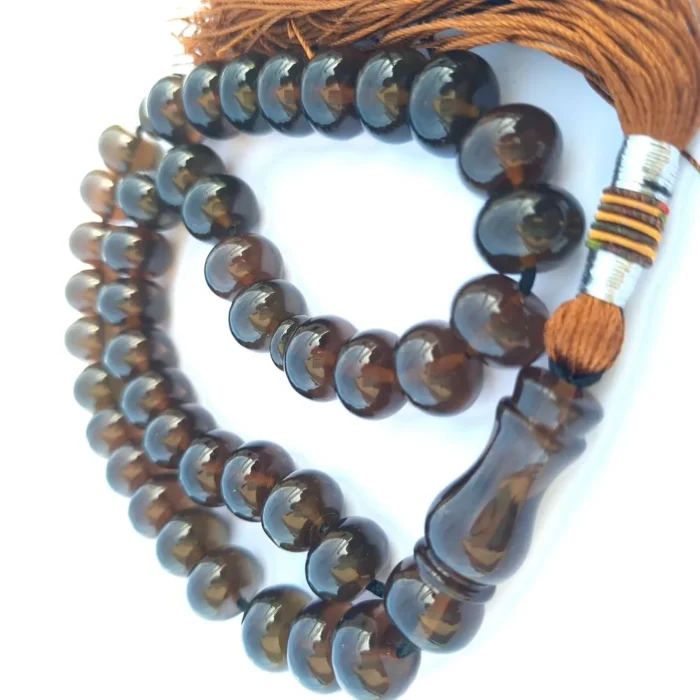 تسبیح سندلوس 41 دانه کد 983 بودار تراش چرتکه‌ای بسیار زیبا آقابزرگ - Image 4