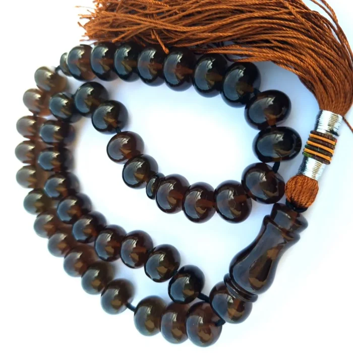 تسبیح سندلوس 41 دانه کد 983 بودار تراش چرتکه‌ای بسیار زیبا آقابزرگ - Image 5