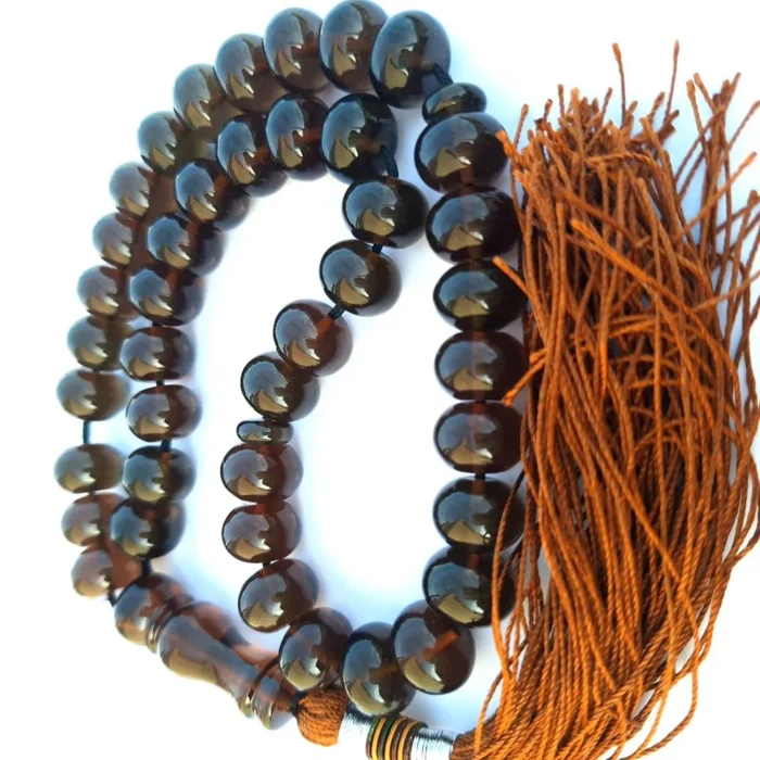 تسبیح سندلوس 41 دانه کد 983 بودار تراش چرتکه‌ای بسیار زیبا آقابزرگ - Image 6