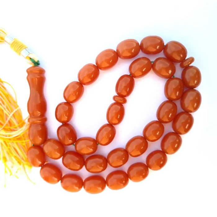 تسبیح سندلوس 33 دانه اصل کد 984 بودار تراش بیضی آقابزرگ - Image 4