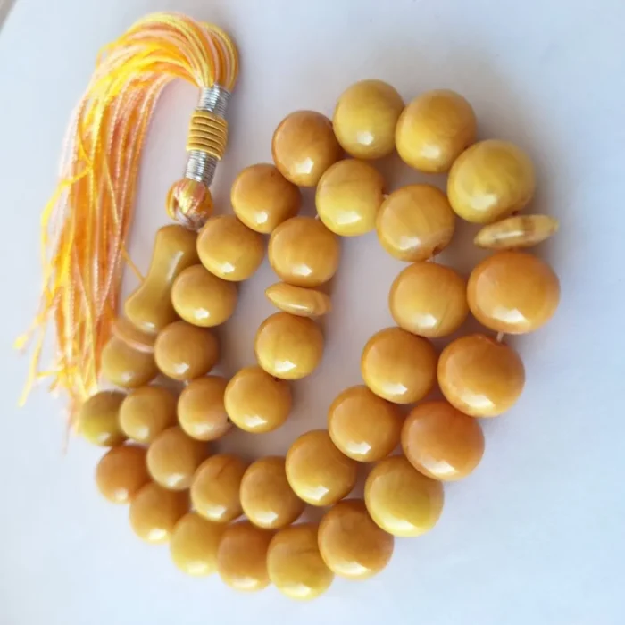 تسبیح سندلوس 33 دانه اصل کد 995 بودار تراش گرد آقابزرگ - Image 5