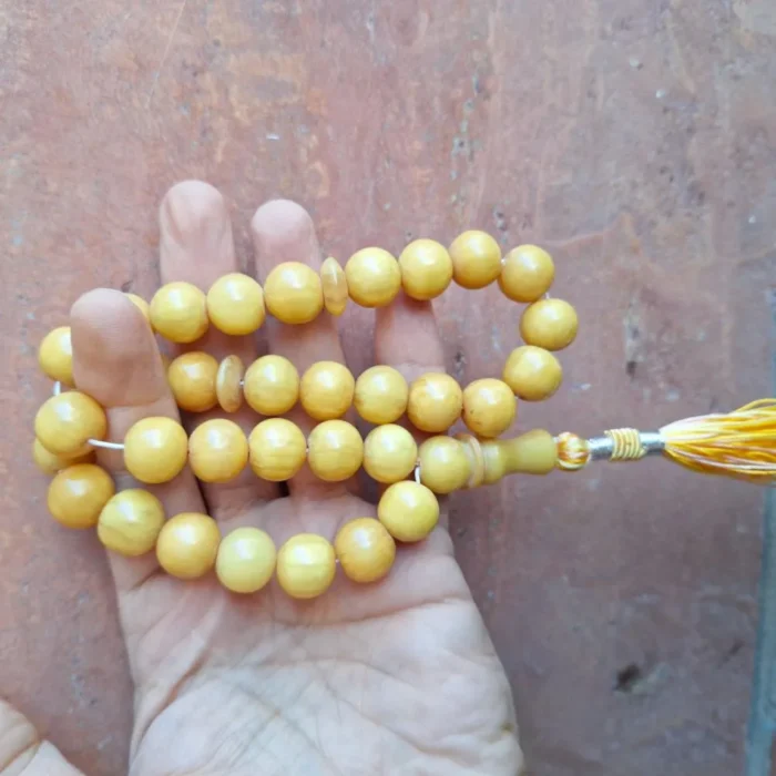 تسبیح سندلوس 33 دانه اصل کد 995 بودار تراش گرد آقابزرگ - Image 6